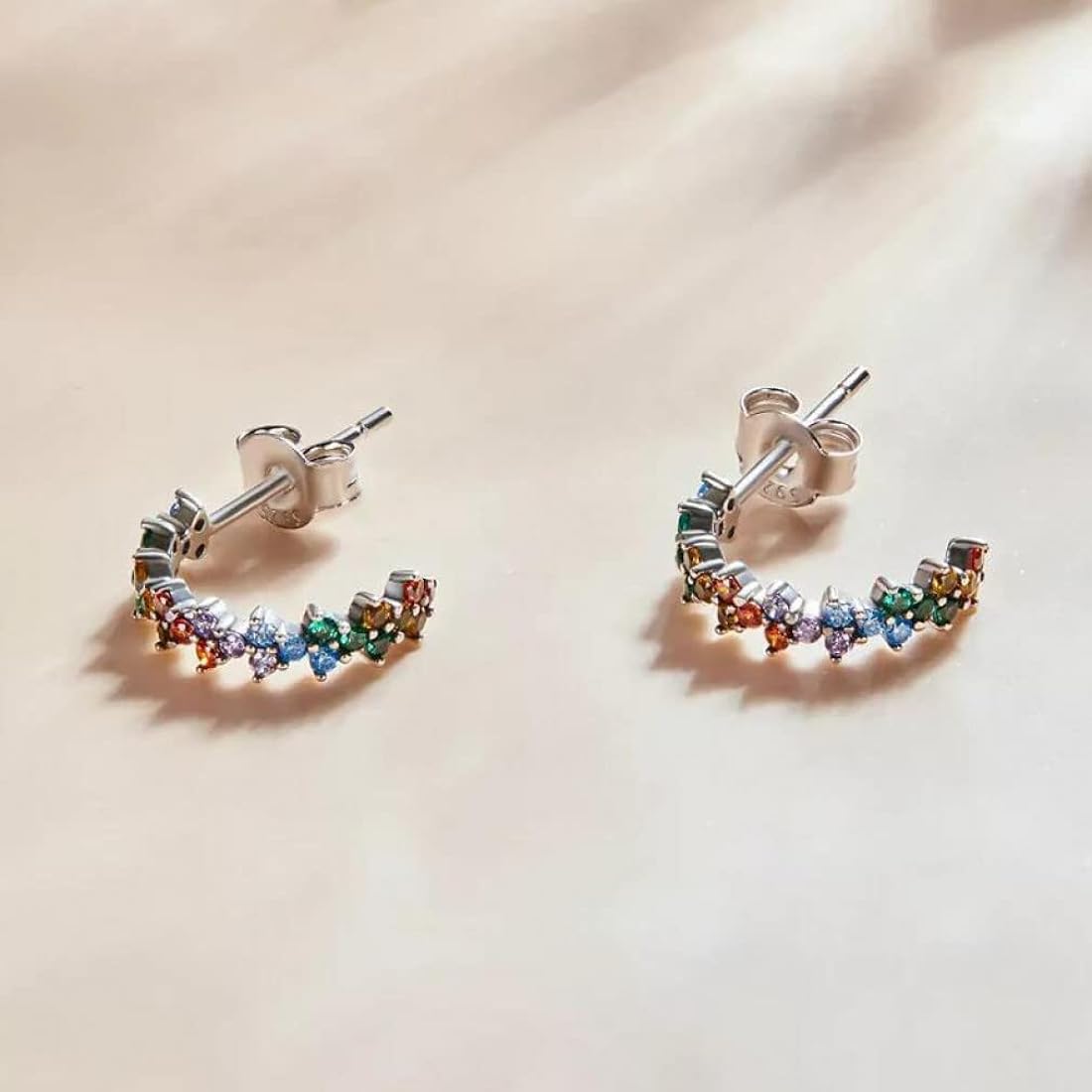 Colourful Arch Stud Earrings