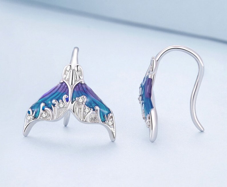 Mermaid Tail Fantasy Earrings