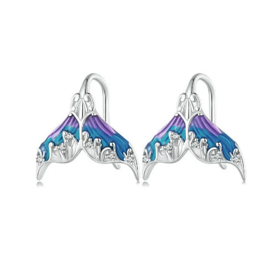 Mermaid Tail Fantasy Earrings
