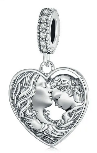 Mother and Child Dangle Charm/Pendant
